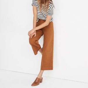 Madewell Emmet Wide-leg crop Pants 27